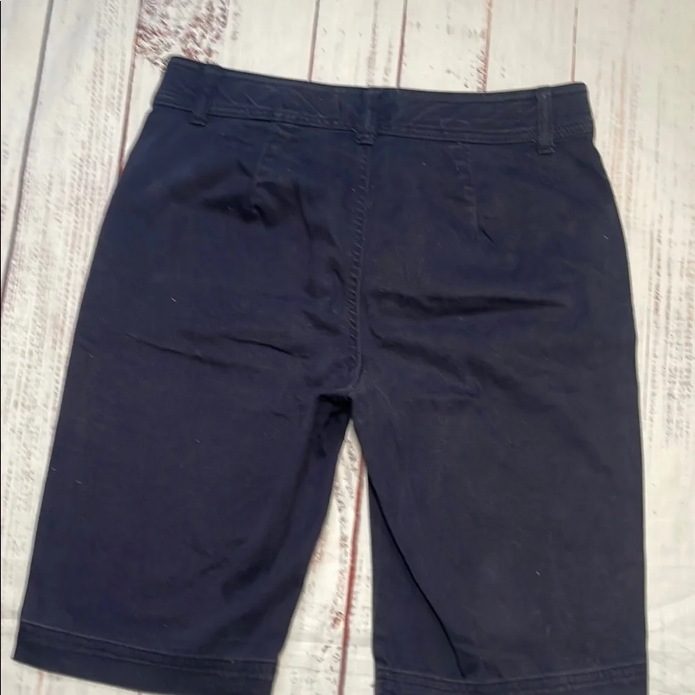 St. John's Bay Blue Flat Front Shorts